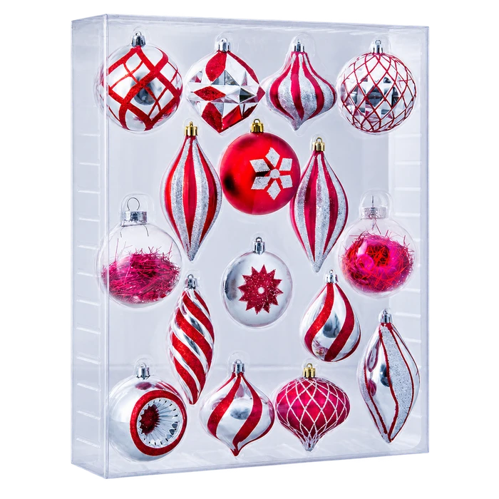 Frosted Berry Bauble 16 Piece Feature Set
